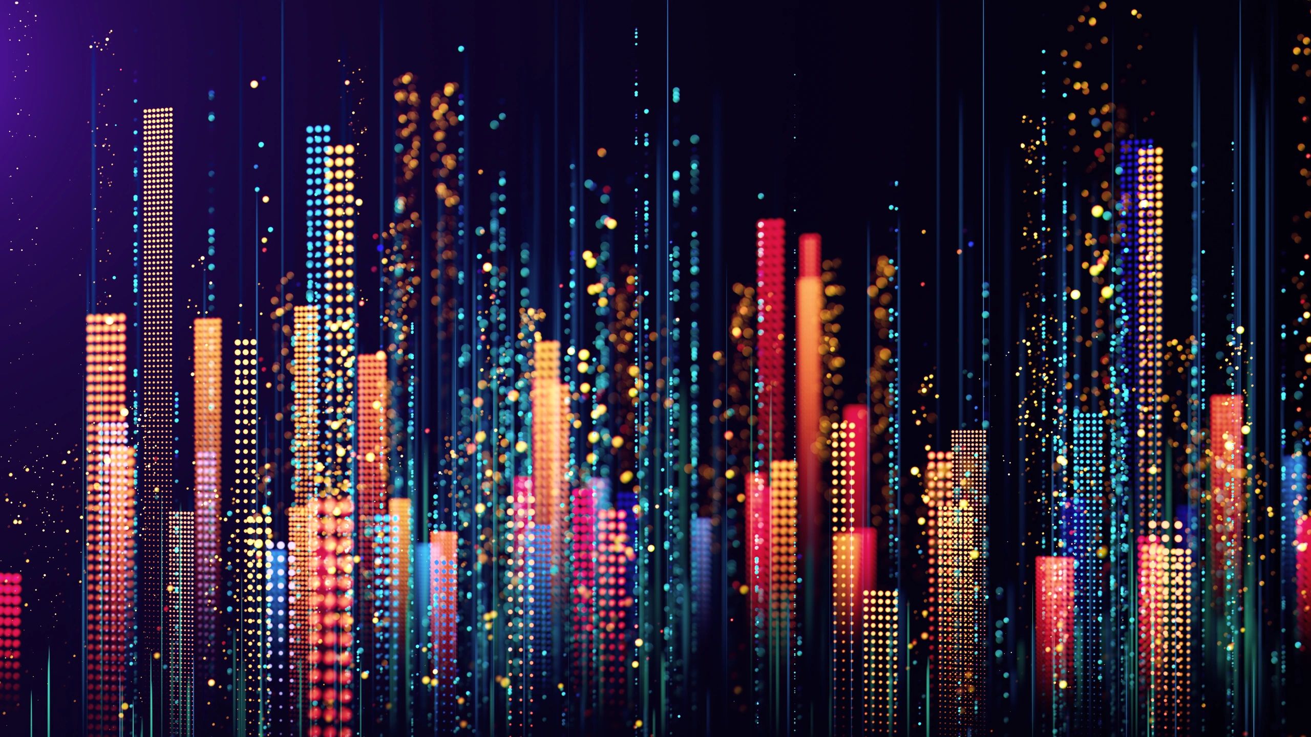 digital advertising network modern abstract